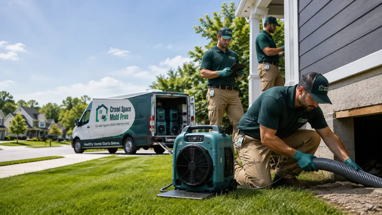 Crawl Space Mold Removal in International Falls, MN